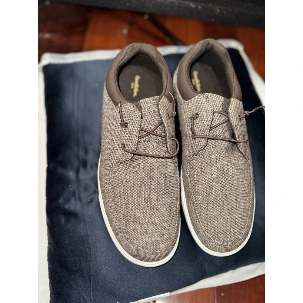 New! Goodfellow & Co Men's -Size 12 Brown Baylor Beach Sneaker Shoe Memory Foam